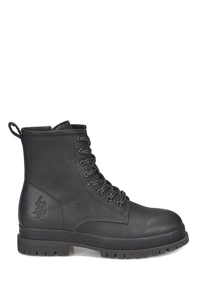 U.S. Polo Assn. Α 10147901012010 101479010   Emma 3pr Γυναικεία Μποτάκια Μαύρα