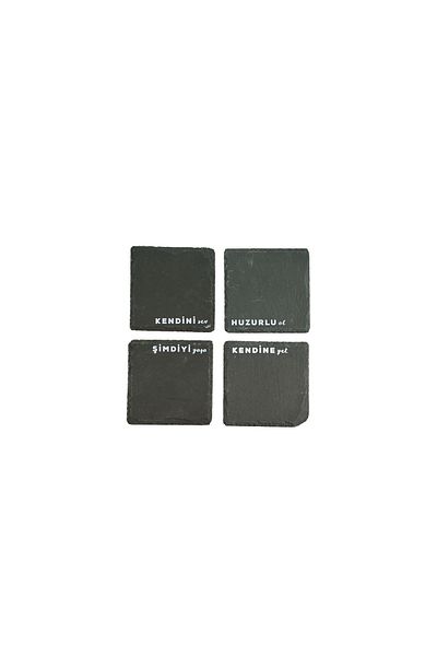 Paşabahçe Set of 4 Self-Pick Coasters