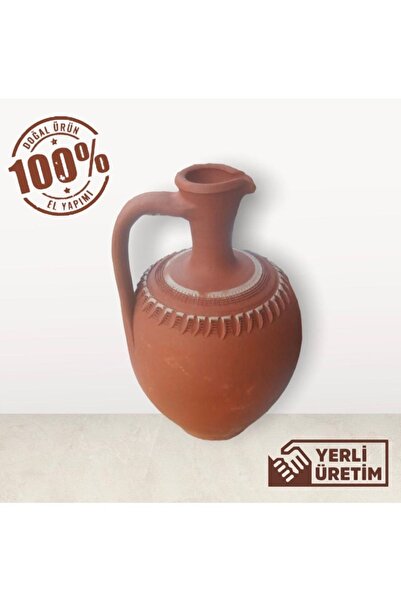 TESTİTASARIM El Yapımı Toprak Su Testisi 5 Litre