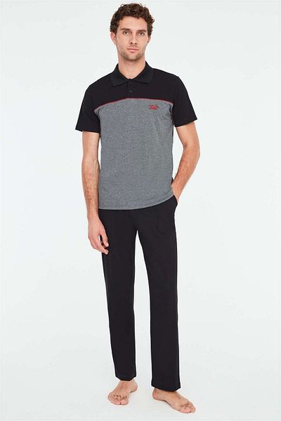Mod Collection - Men's Black Pajama Set