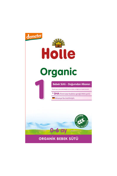 Holle 1 Organik Bebek Sütü 400 gr 0-6 Ay NO COLOR 1