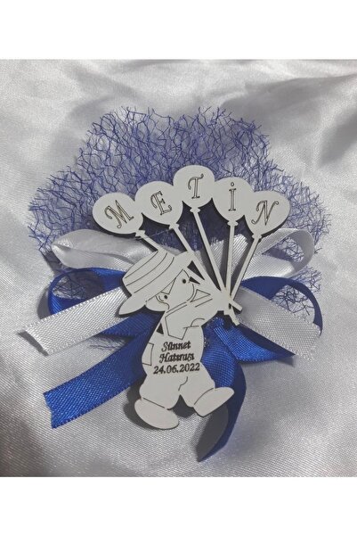 GÜVEN Ahşap Çocuk Figürlü Isimli Sünnet Hediyelik Magnetler 30 Adet