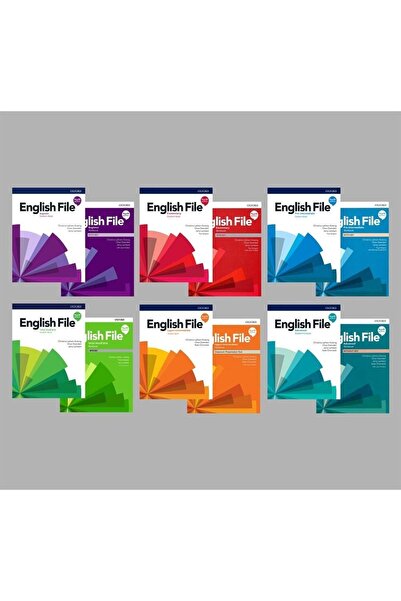 OXFORD UNIVERSITY PRESS English File 4th Beg.+elem.+pre+inter.+upper+adv. Stu...