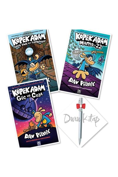 Altın Kitaplar Köpek Adam 7 - Köpek Adam 8 - Köpek Adam 9, Dav Pilkey, CAPRİC...