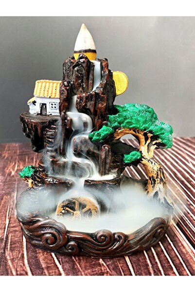 Choice قطعة واحدة من مبخرة البخور القابلة لإعادة التعبئة من الراتينج لليسار/ا...