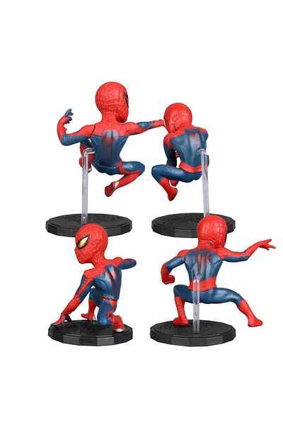 Disney Disney Movie Superhero Spider 4pcs/Set 6-8cm Action Figure Anime Decoration Collection Figurine M...