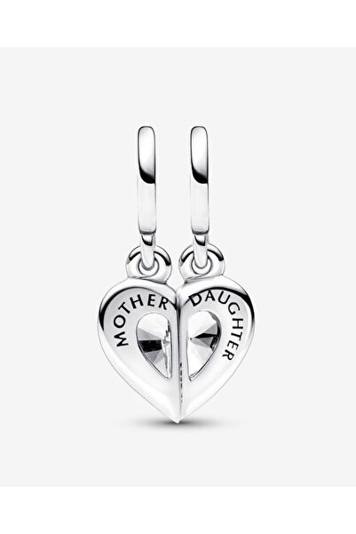 POSEİDONS JEWELLERY Ayrılabilir Anne ve Kız Sallantılı Charm