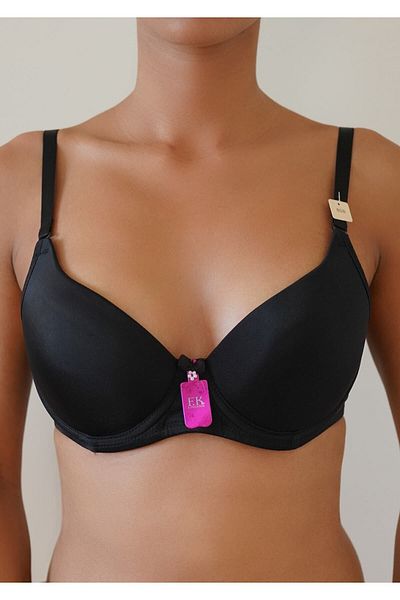 F.K Μαύρο σουτιέν Push Up 122