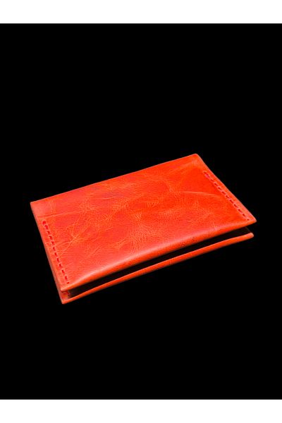 CRASSULA PREMIUM LEATHER Elegant Card Holder with Genuine Leather Snaps