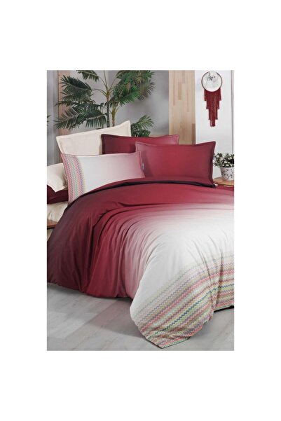 Sarev Lındı Fancy Poplin Pamuk King Size Nevresim Takımı