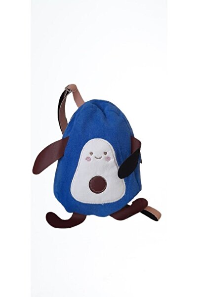 Genel Markalar Sevimli Avakado Peluş Mini Çocuk Sırt Çantası Sarı