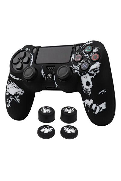 Choice Laser carved soft silicone controller case for playstation 4 controlle...