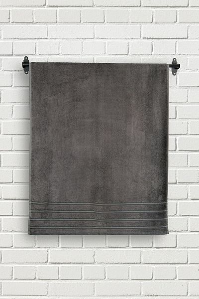 Arelina Textile Bamboo Cloudy Line Anthracite 70x150 Bath Towel