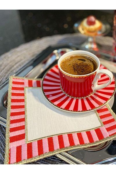 FLAWLESS HOME Pip Studio Cocktail Napkin: Presentation, Coffee Burn Napkin and Coaster
