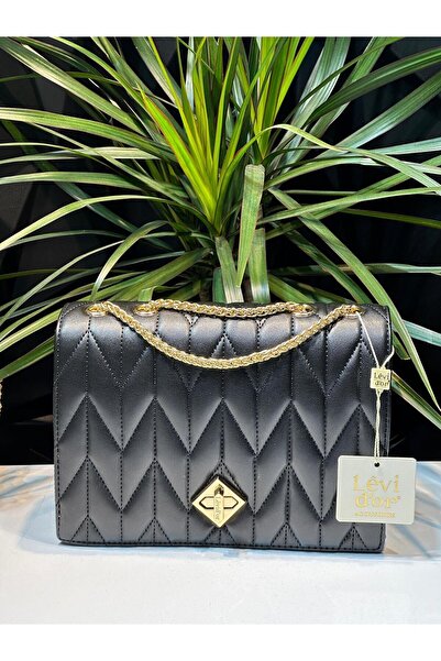 Levidor LEVDR.930075.SYH Levidor Özel Renk Kombin El Ve Kol Çantası Olarak Tasarlanmış Suni Deri  Omuz