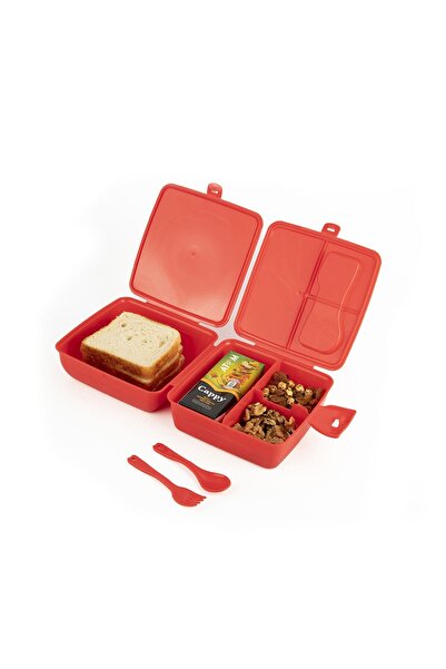 ME TEAM TRANSFORMERS STORAGE CONTAINER SCHOOL FEEDING BOX RED 23663