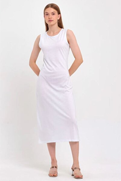 Ramior Zero sleeve long dress lining cotton petticoat