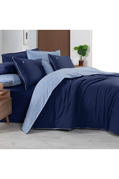 Sarev Marita Çift Kişilik %100 Pamuk Fancy Poplin Nevresim Takımı