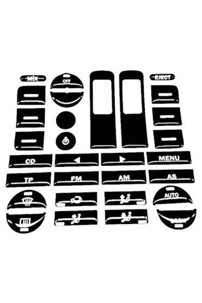 Genel Markalar Volkswagen Caddy Passat B6 Jetta Golf 5 Teyp Tuş Takımı Piano ...