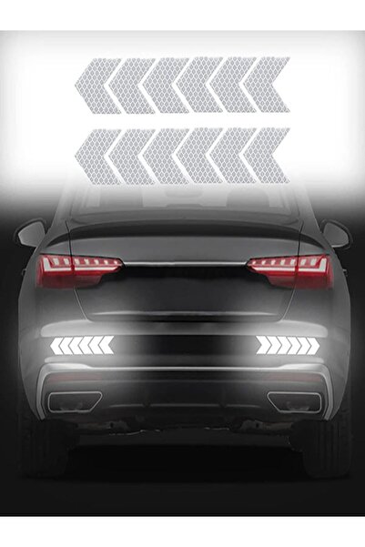 GARDENAUTO Arrow Sign Reflective Auto Accessory Sticker Searchlight Adhesive