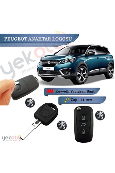 Yekoto Peugeot Key Logo Key Emblem