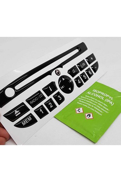 DURU DORUK Renault Fluence Tape Keypad Piano Black Cd