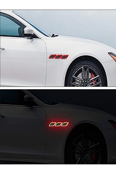 GARDENAUTO Car Motorcycle Reflective Strip Reflective Vehicle Hood Sticker Auto Reflective Warning tape