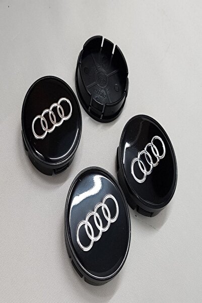 YED Jant Göbeği Audi 58/55 (55mm iç çap) 4l'ü Set Siyah