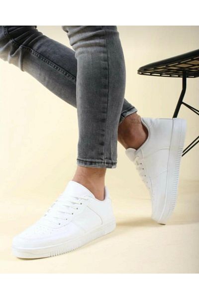 Stil Ayakkabim Unisex Λευκά αθλητικά παπούτσια