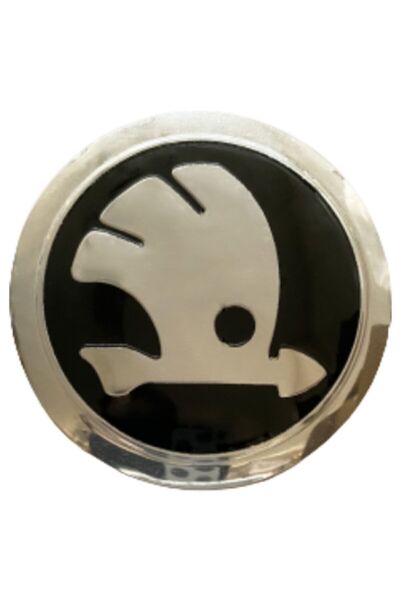 CAR TUNES Skoda Amblem Arması Jant Göbek Kapak Etiketi Alüminyum Sticker Yapı...