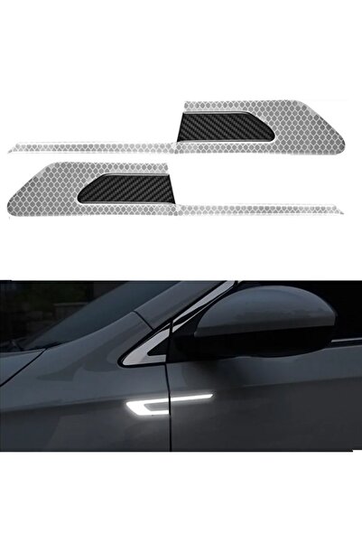 GARDENAUTO Auto Sticker Reflective Side Door Fender Venti Reflective Pasting Auto Accessory