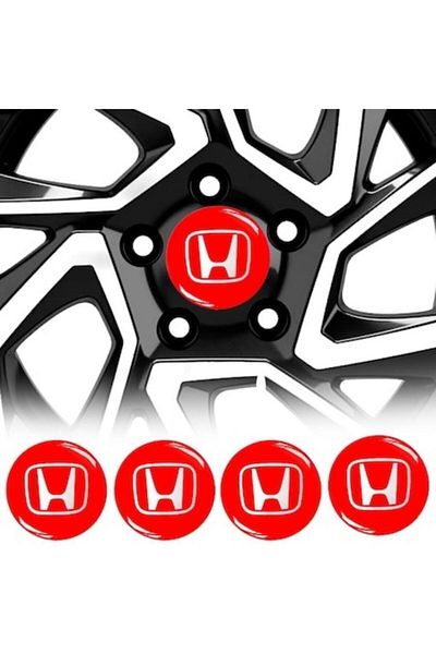 Apexis Wheel Hub Rigging Honda Aluminum 60mmSet of 4 Red