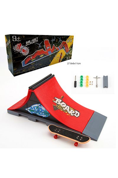 Choice Skateboard Ramp , Fingerboard Half Pipe Ramp, Mini Skateboards for Fingers, Finger Skateboards Ki...