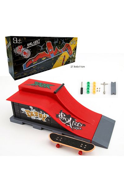 Choice Skateboard Ramp , Fingerboard Half Pipe Ramp, Mini Skateboards for Fingers, Finger Skateboards Ki...