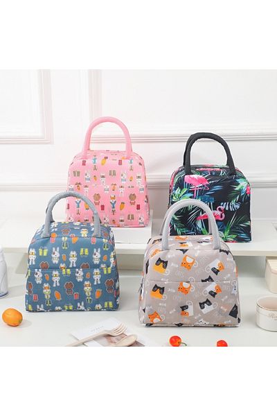 Choice New decor insulation bag with large capacity for dining out lunch bag, aluminum foil thickened be...
