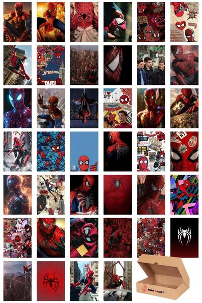 Anime Marketi Spider Man Duvar Poster Seti - Örümcek Adam Temalı Poster Seti ...