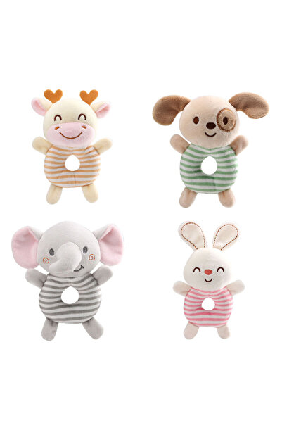 Choice New Baby Rattle Toys Cartoon Animals Plush Infant Hand Ring Bed Toys for Newborn 0-24 Months Todd...