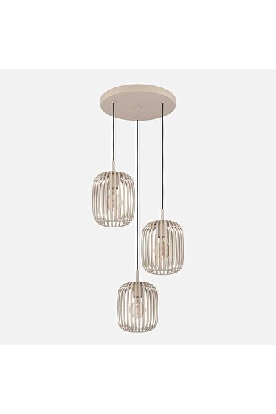 Eglo Romazzina Yuvarlak Avize 3XE27 Kum Beji