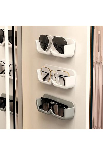 Choice Wall Mounted Glasses Storage Box Self-adhesive Sunglasses Storage Holder Myopia Glasses Display R...