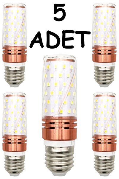 MŞ Aydınlatma E27 DUYLU 3 FONKSİYONLU MISIR LED AMPUL 5 ADET