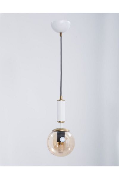 MŞ Aydınlatma Hector White Antique Honey Glass Chandelier