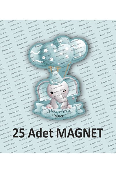 fırsatlar diyarı İsme Özel Hoşgeldin Bebek Magnet - Doğum Günü 1 Yaş - 2 Yaş ...