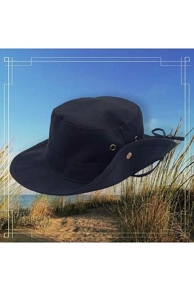 Saadetoğlu Şapka Лятна сгъваема каубойска шапка Safari с вентилация, нова