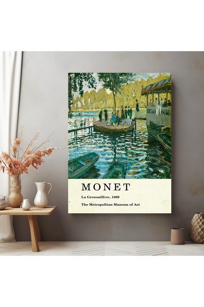 KOLDEMİR Claude Monet, La Grenouillère Tablou pe pânză Decor pentru casă