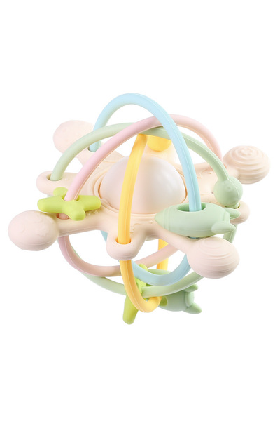 Choice Silicone Rattle Sensory Teether Bed Bell Montessori Ball Newborn Baby Flexible Homework for Oyunculars Kids