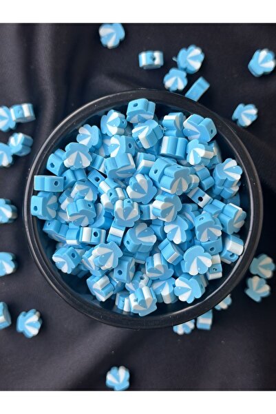 Bijumix Aksesuar 25 Adet 10mm Polimer Kil Fimo İstiridye Figürlü Boncuk Takı ...