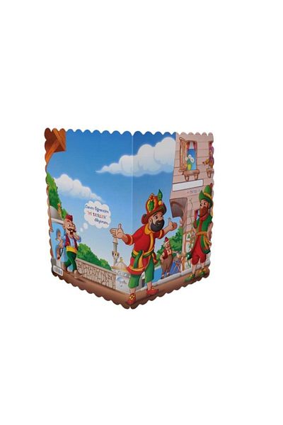 Bigibu Classic Karne Container Cover 10 Pieces (Hacivat - Karagöz)