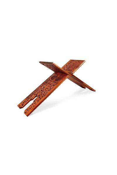 KONYA AHŞAP RAHLE Σκαλιστή Ξύλινη Ράγα (BATTAL BOY - 75 CM)