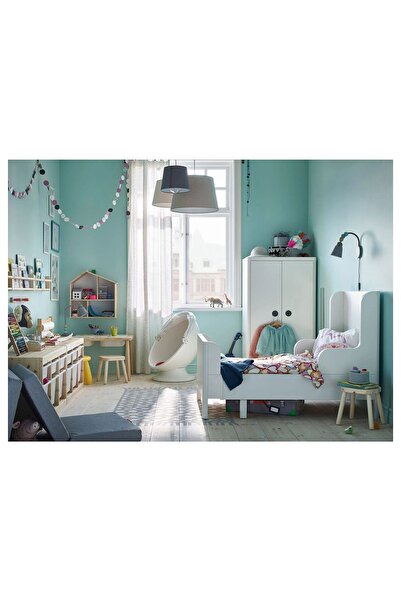 IKEA AKDENİZ UZAYABİLEN beyaz 80x200 cm uzayabilen çocuk karyolası