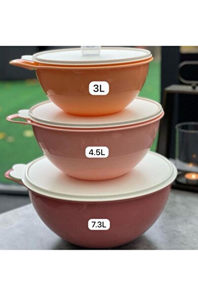 Tupperware 3 Lü Miksim Set.